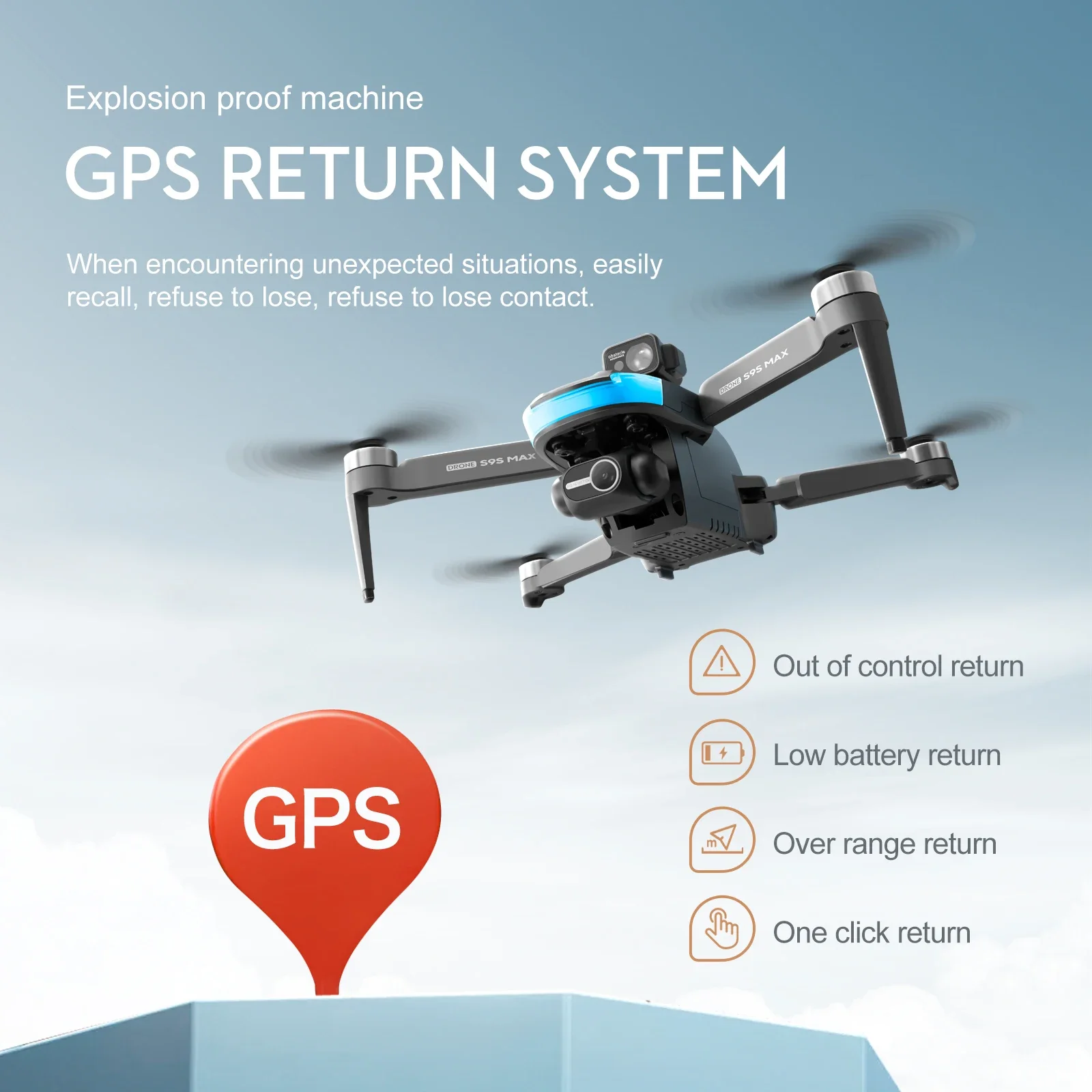 NIEUWE S9S MAX MINI Drone 4K 2 - Drone Gimbal Case recensie en prijs